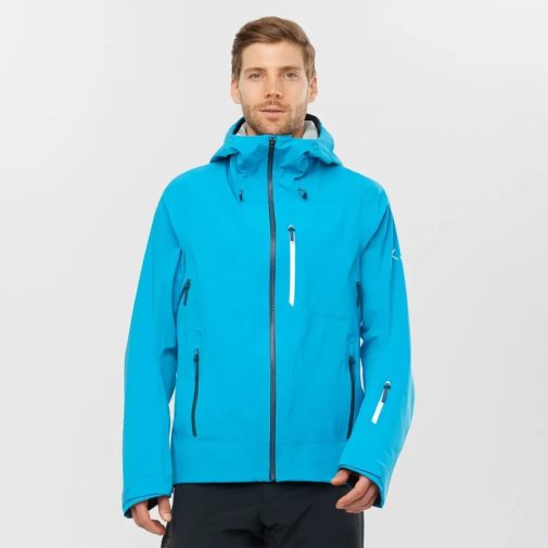 Chaquetas De Esquí Salomon Outlaw 3L Shell Hombre Turquesa | MX ZEQP843